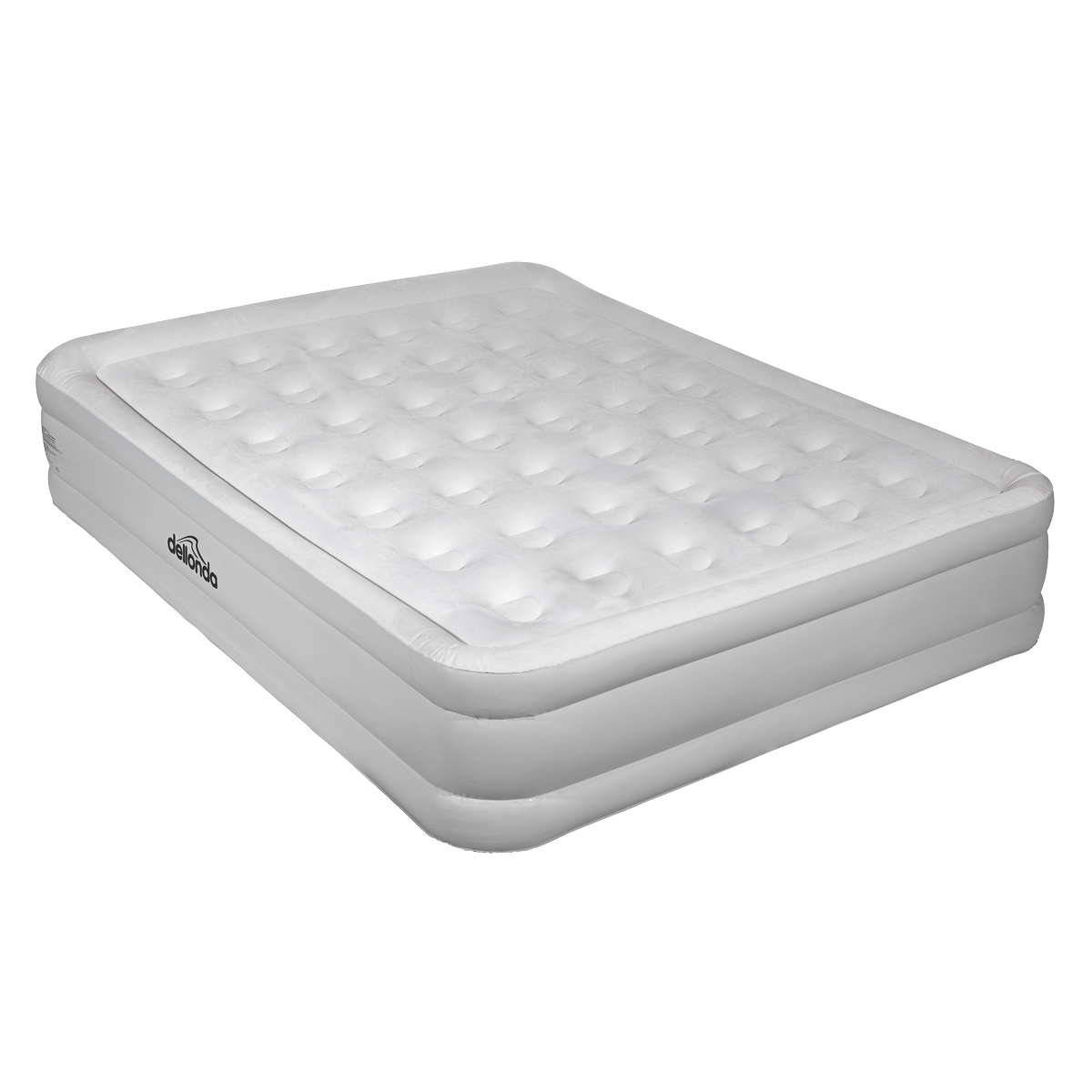 Dellonda DL145 Dellonda Raised Air Bed with Removable Electric Pump & Storage Bag - Queen