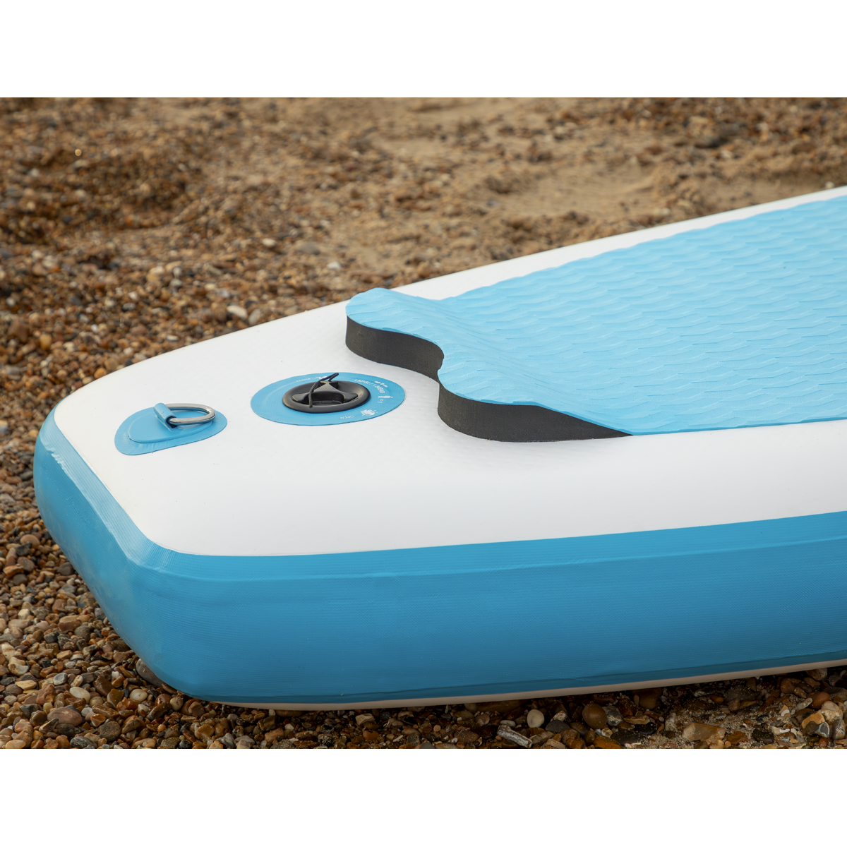 Dellonda DL152 Dellonda Inflatable Stand-Up Paddle Board 10'6" - Light Blue/White