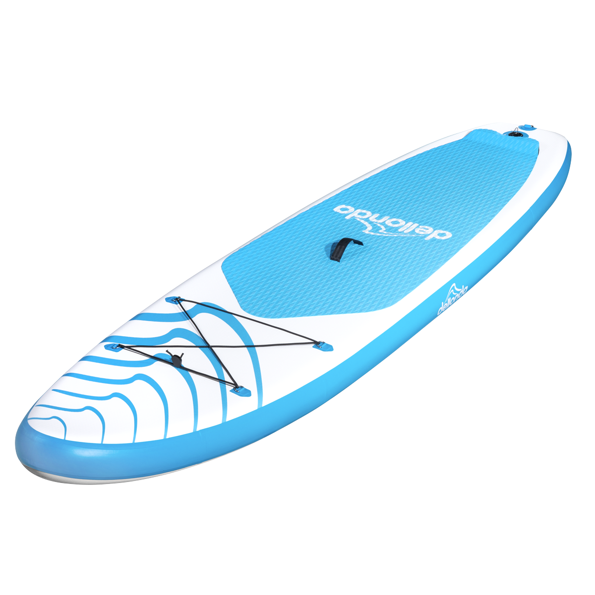 Dellonda DL152 Dellonda Inflatable Stand-Up Paddle Board 10'6" - Light Blue/White