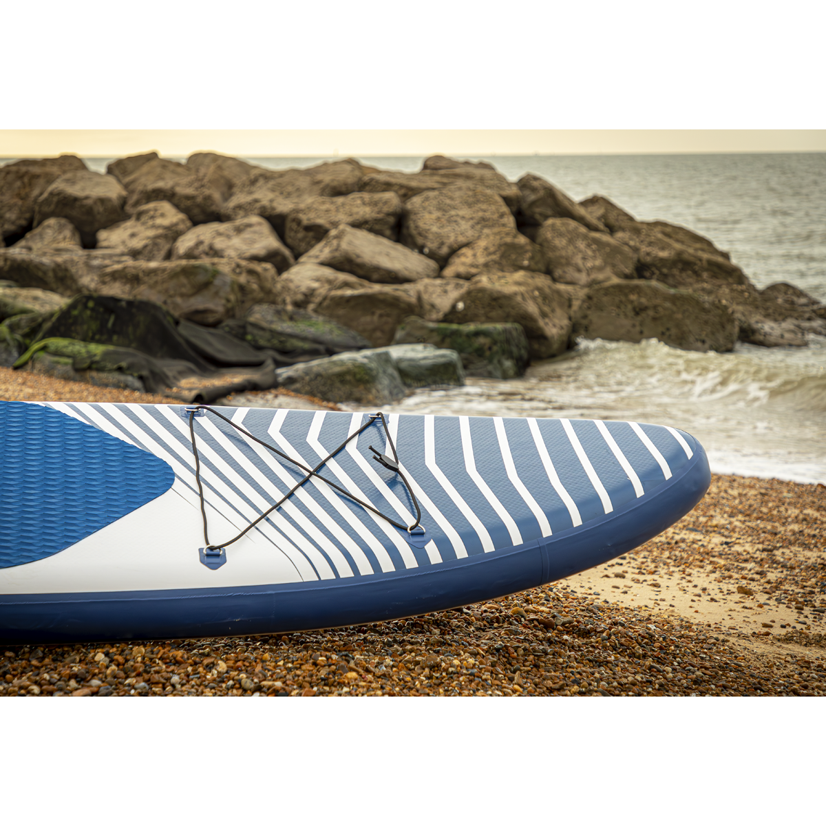 Dellonda DL153 Dellonda Inflatable Stand-Up Paddle Board 10'2" - Dark Blue/White
