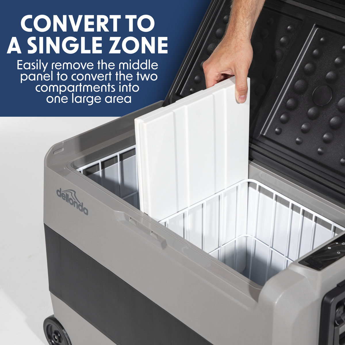 Dellonda DL15 Dellonda Portable Fridge Freezer/Cool Box with LED Display 60L