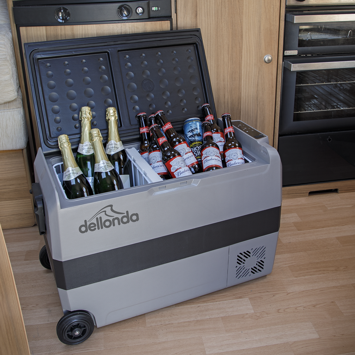Dellonda DL15 Dellonda Portable Fridge Freezer/Cool Box with LED Display 60L