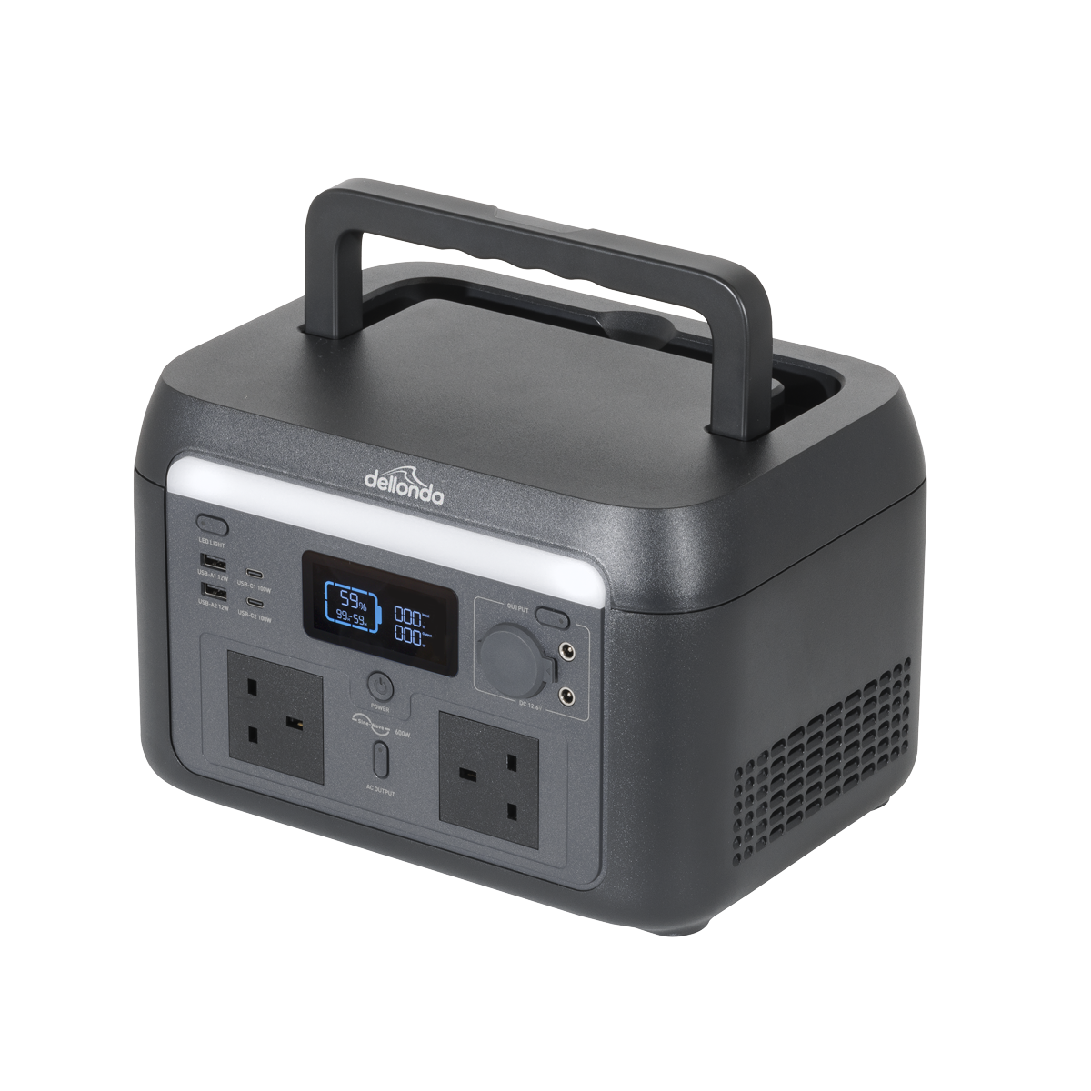 Dellonda DL161 Dellonda Portable Power Station 600W
