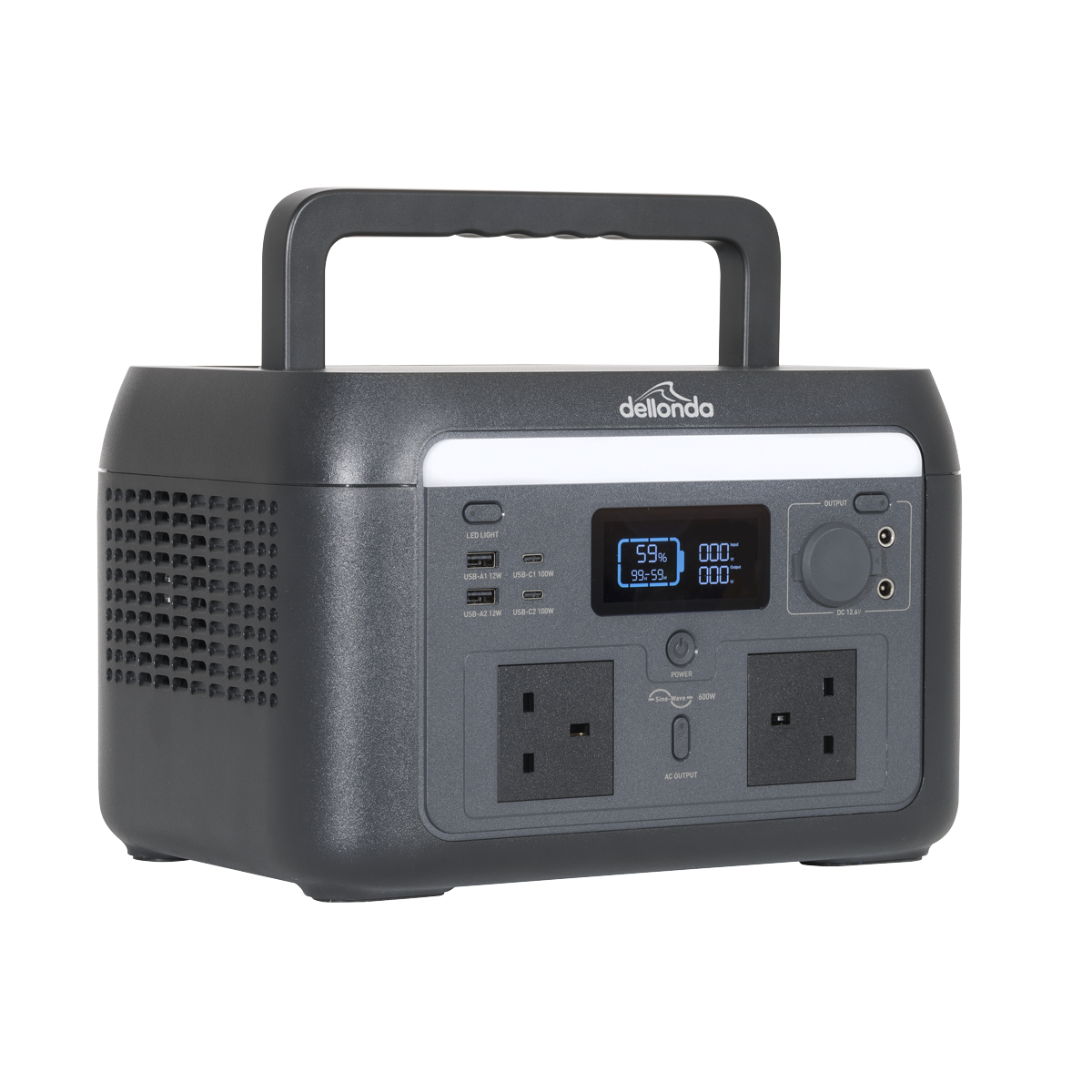 Dellonda DL161 Dellonda Portable Power Station 600W