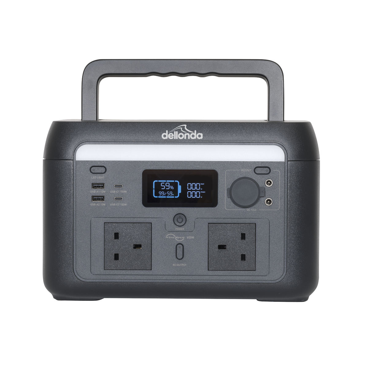 Dellonda DL161 Dellonda Portable Power Station 600W
