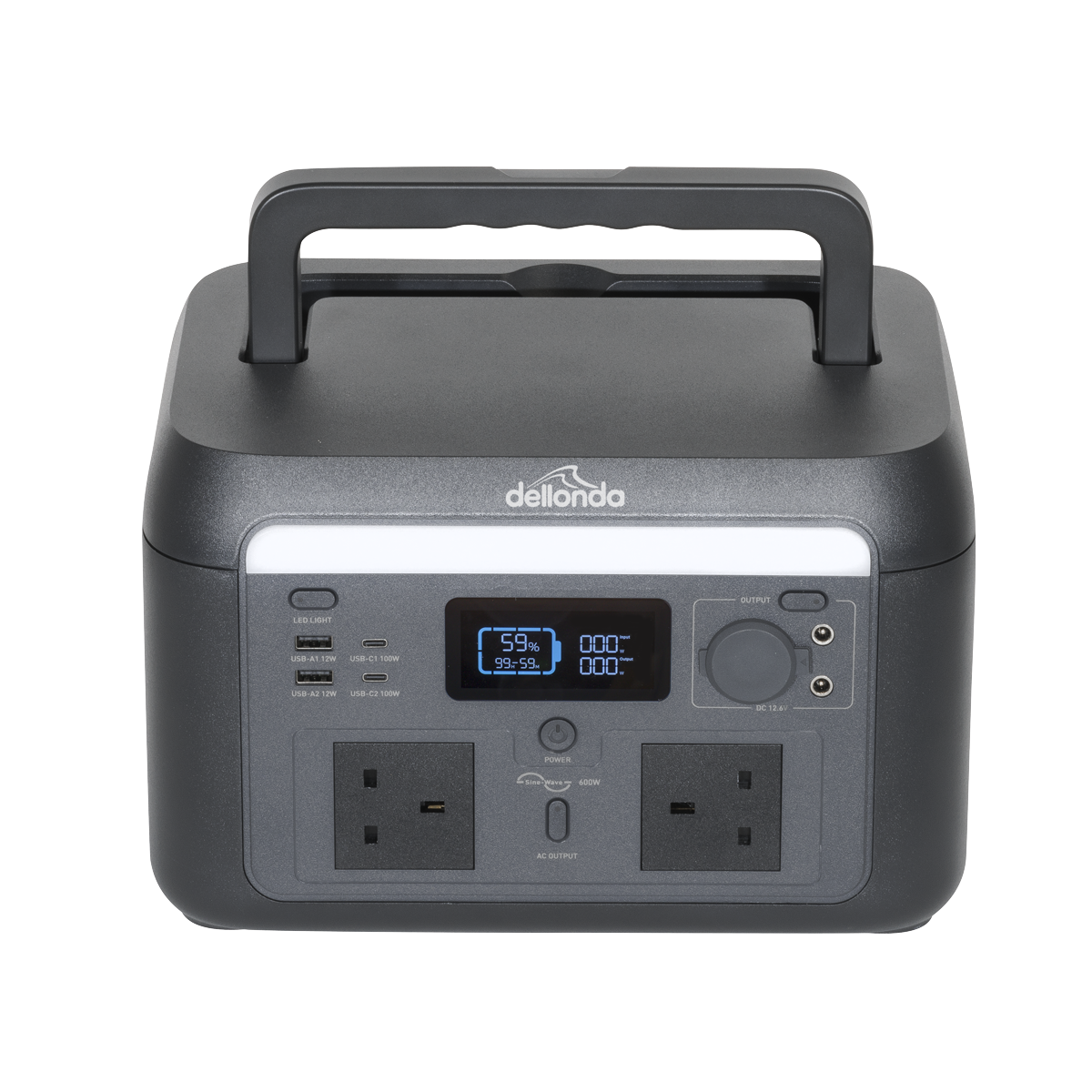 Dellonda DL161 Dellonda Portable Power Station 600W