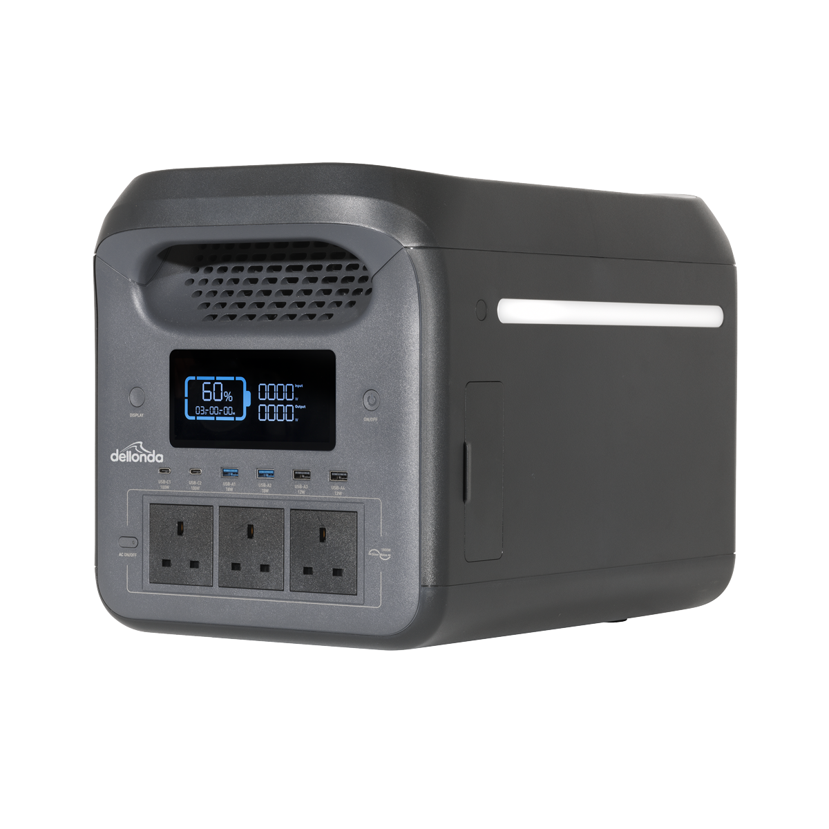 Dellonda DL162 Dellonda Portable Power Station 1800W
