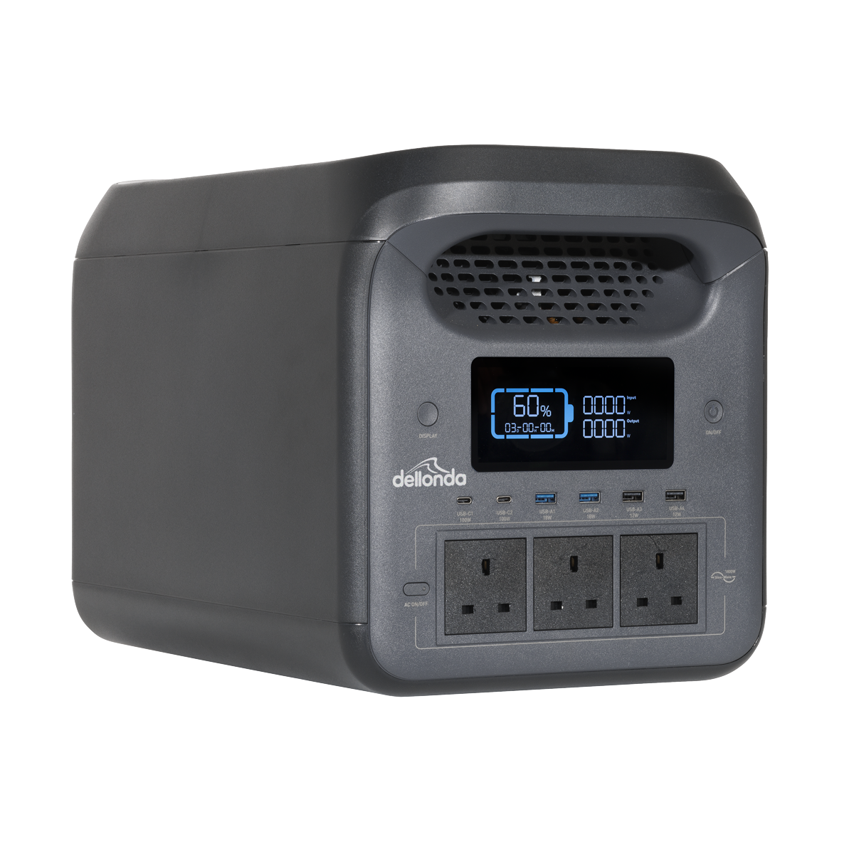 Dellonda DL162 Dellonda Portable Power Station 1800W