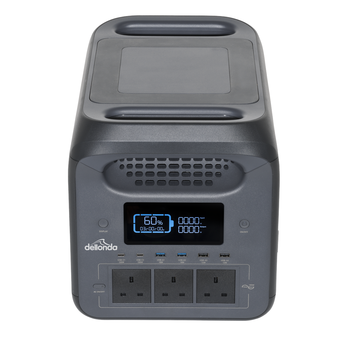 Dellonda DL162 Dellonda Portable Power Station 1800W