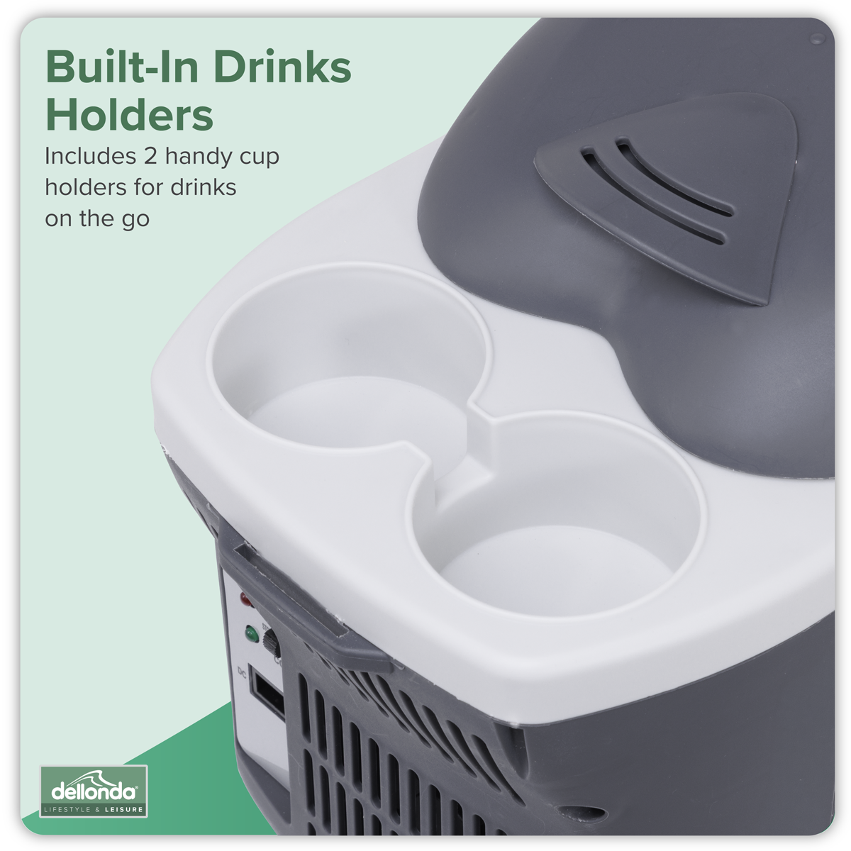 Dellonda DL167 Dellonda 16L Portable Cool Box 12V/230V