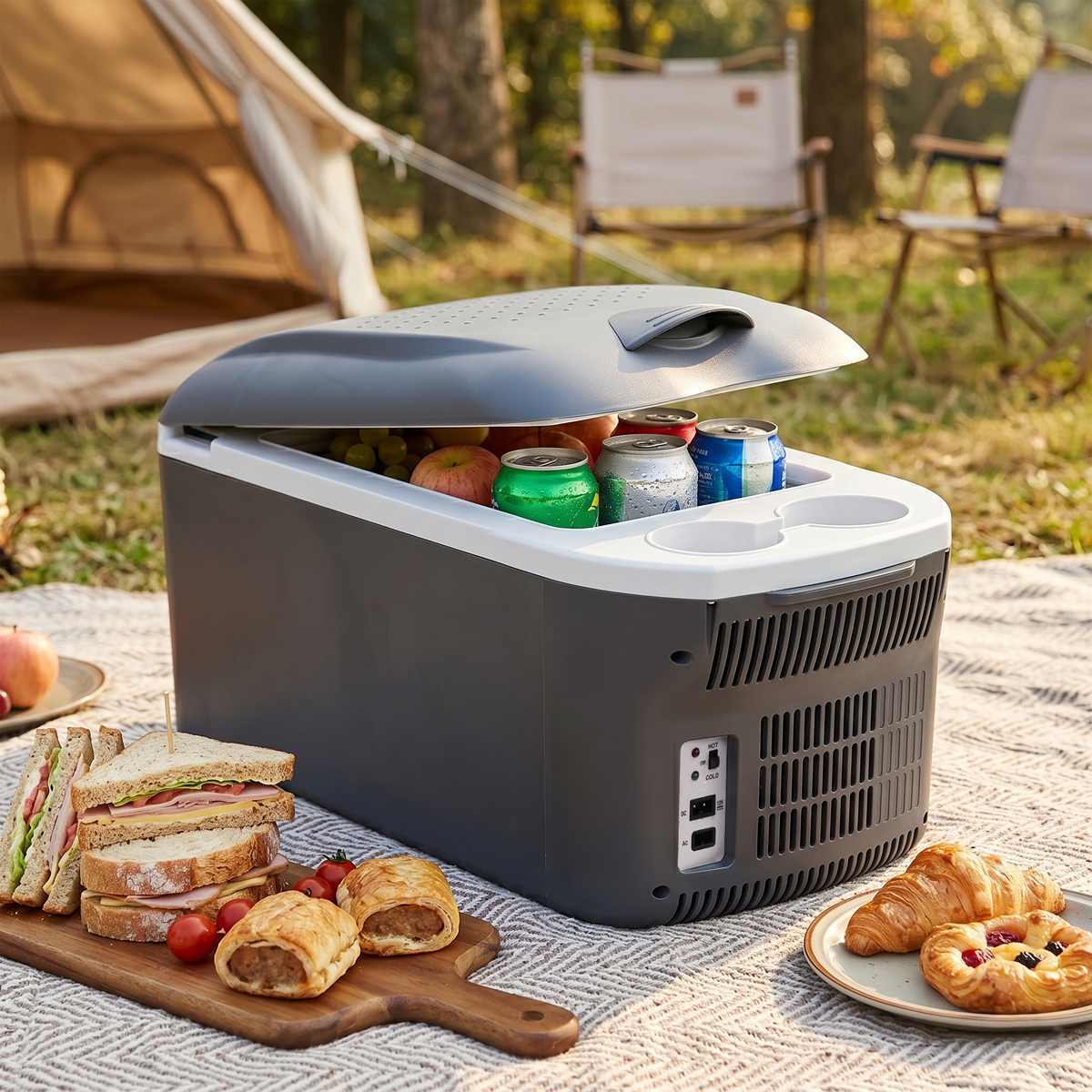 Dellonda DL167 Dellonda 16L Portable Cool Box 12V/230V