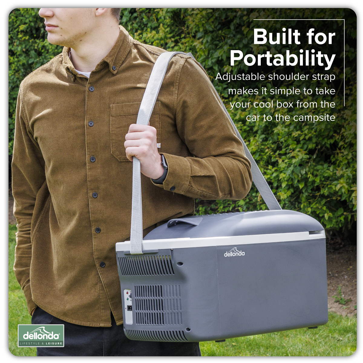 Dellonda DL167 Dellonda 16L Portable Cool Box 12V/230V