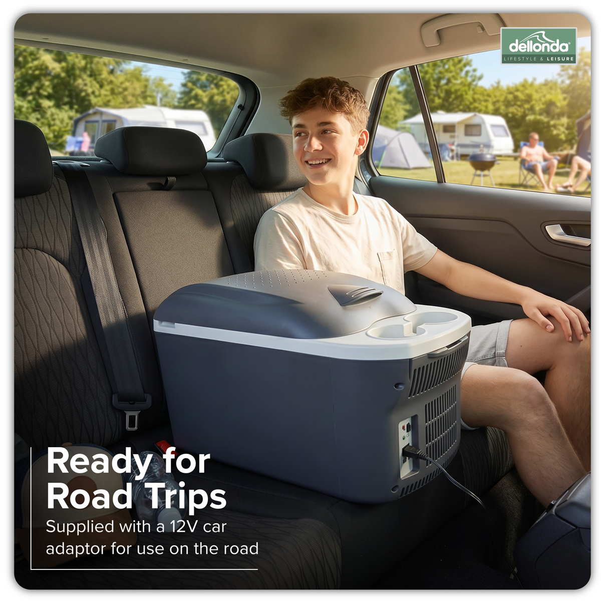 Dellonda DL167 Dellonda 16L Portable Cool Box 12V/230V