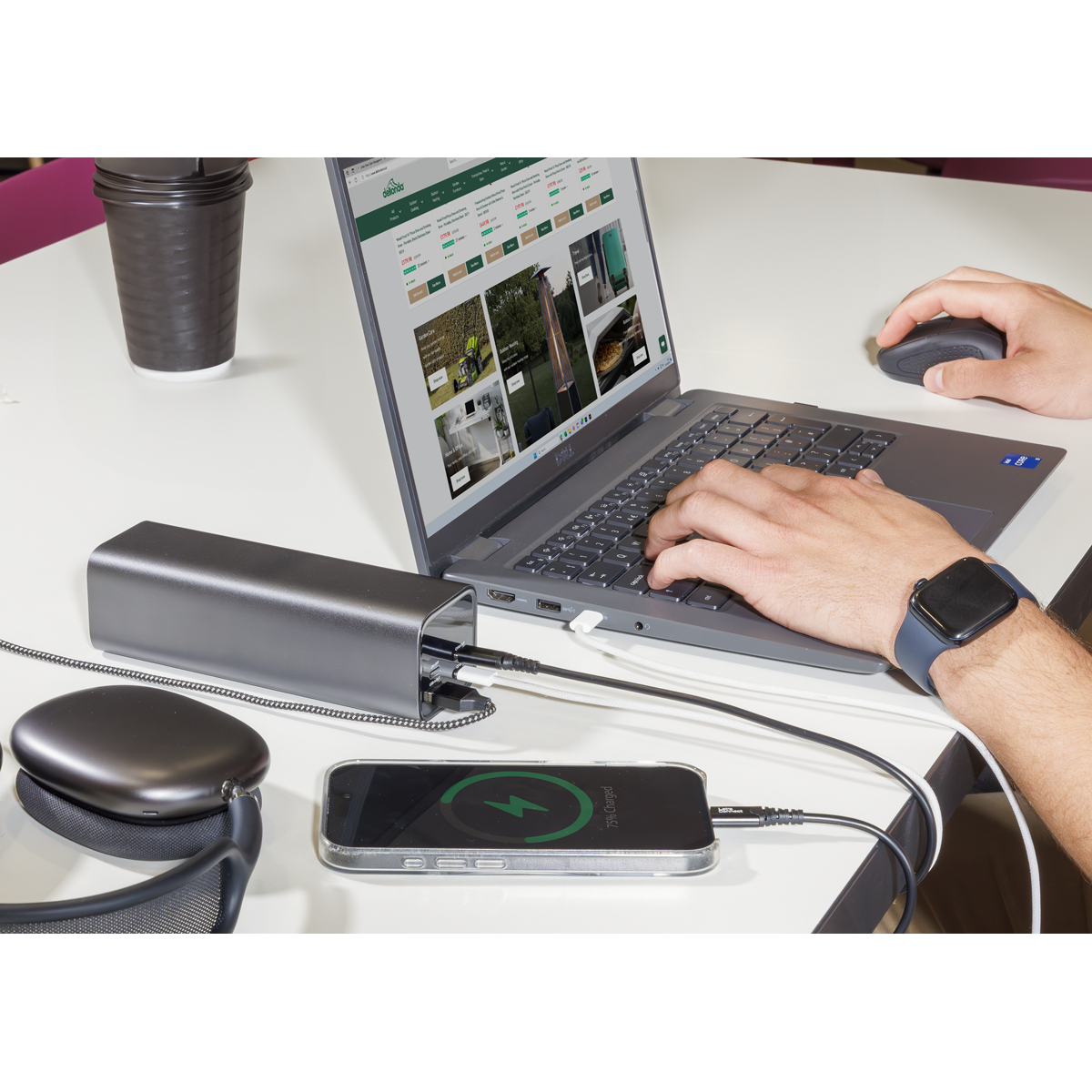 Dellonda DL168 Dellonda Portable Power Bank 140W 27000mAh