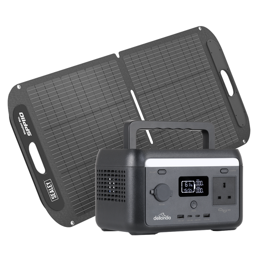 Dellonda DL178 Dellonda Portable Power Station 300W & ETFE Foldable Solar Panel 110W
