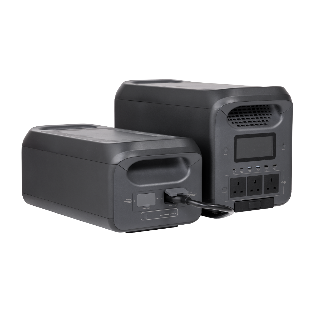 Dellonda DL182 Dellonda Portable Power Station 3000W & Battery Expansion Pack 2560Wh