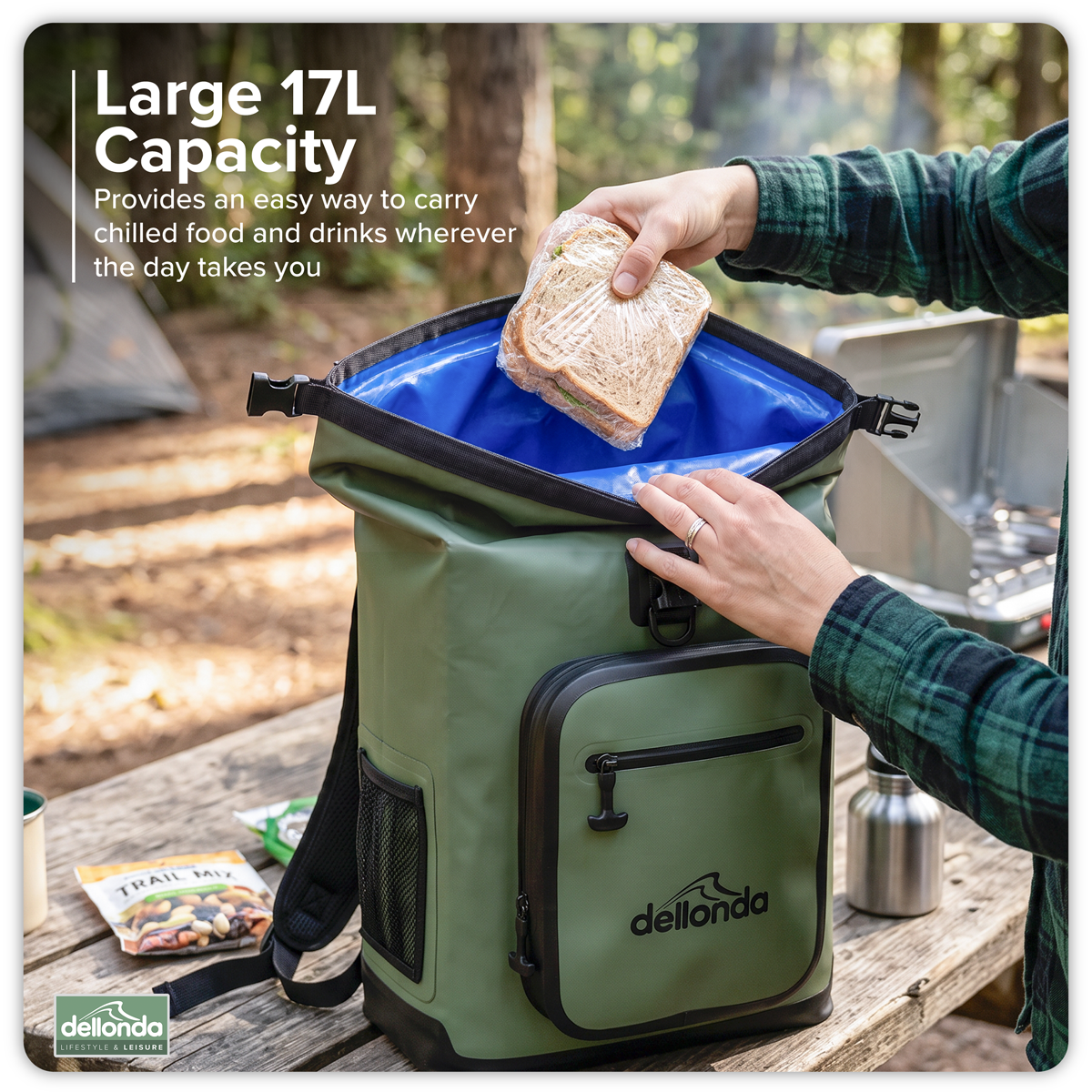 Dellonda DL183 Dellonda Backpack Cool Bag 17L
