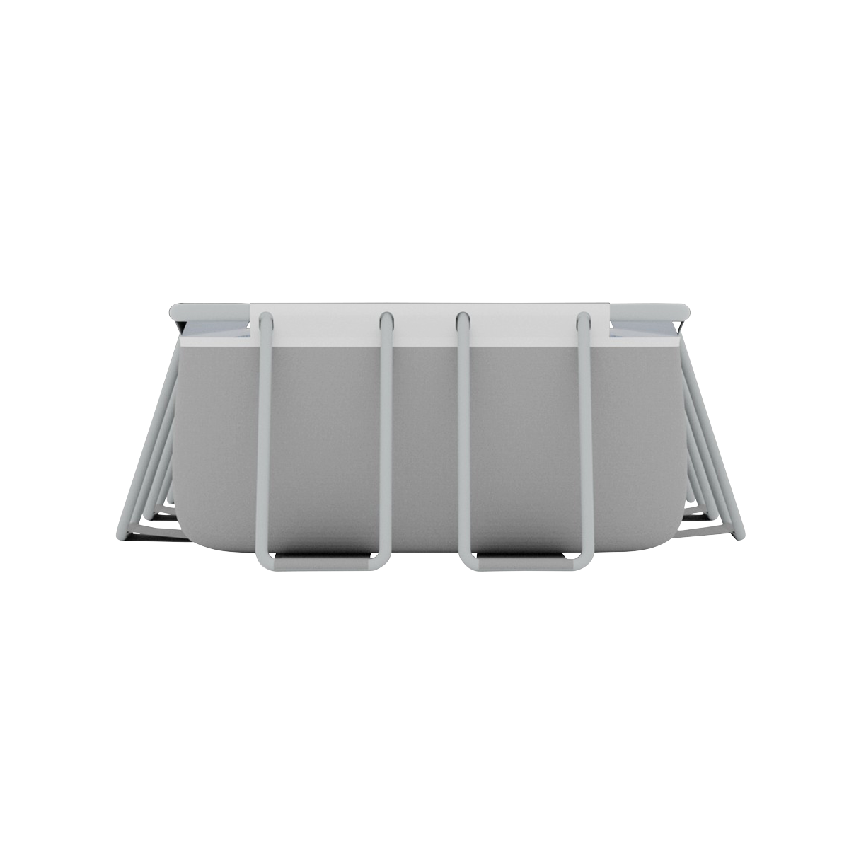 Dellonda DL21 Dellonda Deluxe Steel Frame Swimming Pool with Filter Pump 13ft