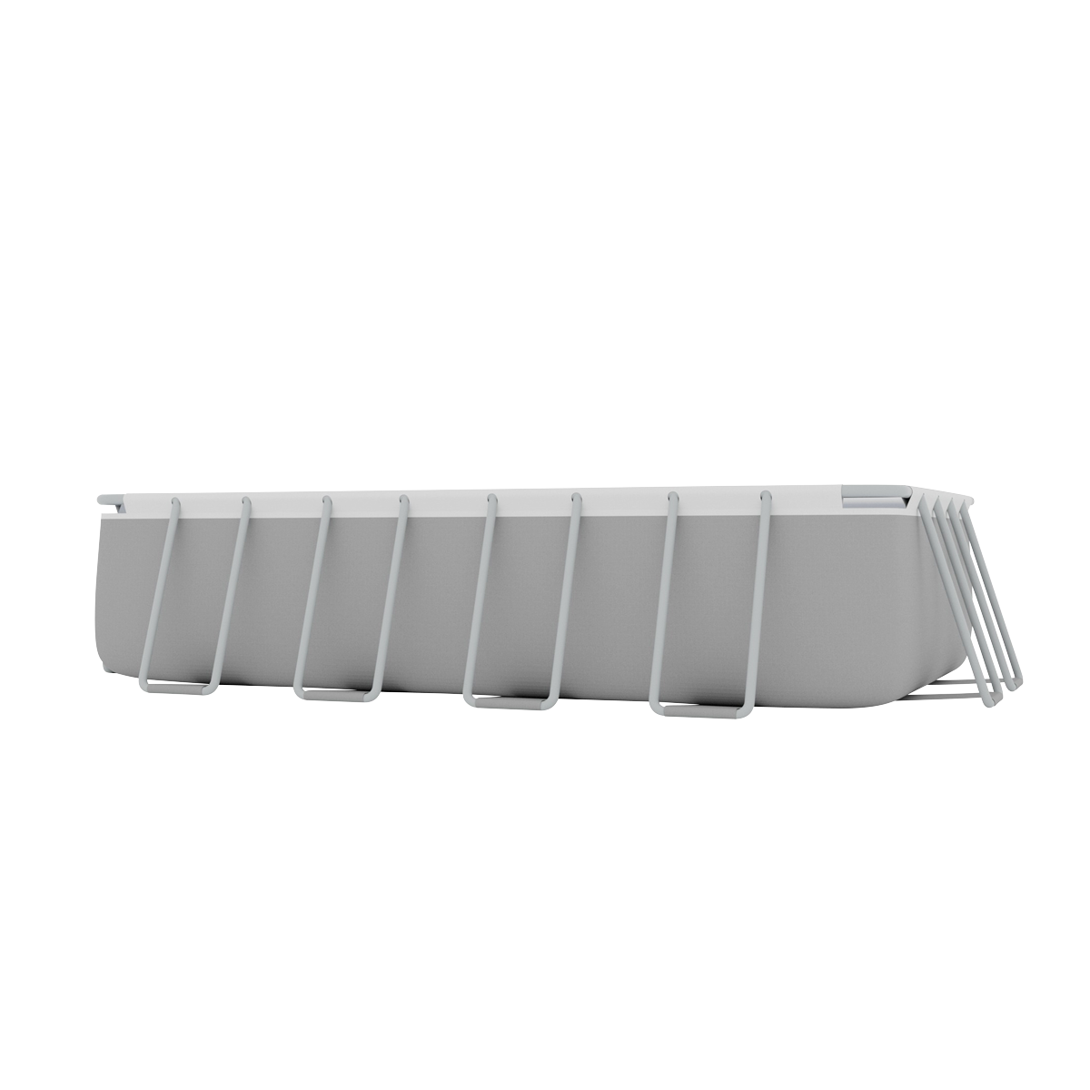 Dellonda DL22 Dellonda Deluxe Steel Frame Swimming Pool with Filter Pump 18ft
