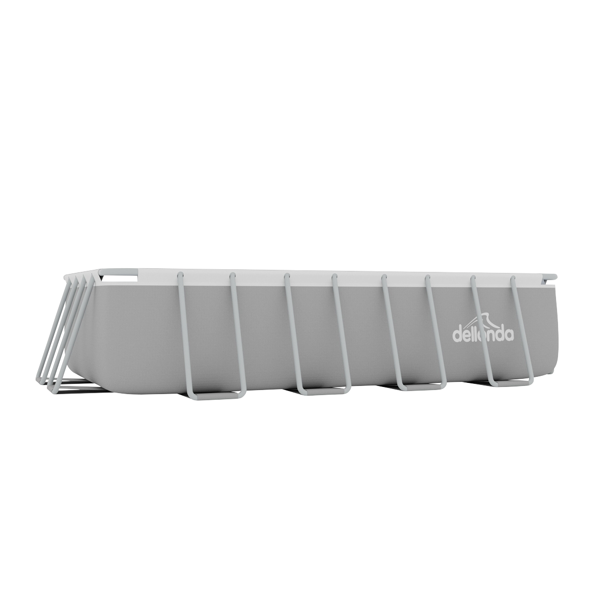 Dellonda DL22 Dellonda Deluxe Steel Frame Swimming Pool with Filter Pump 18ft