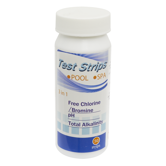 Dellonda DL32 Dellonda 3-in-1 Chlorine, PH & Alkalinity Test Strips - Pack of 50