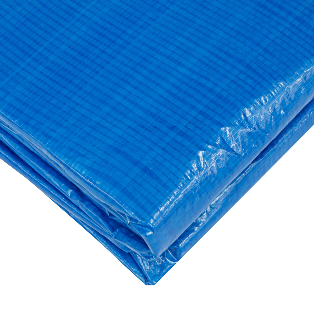 Dellonda DL39 Dellonda Swimming Pool Cover with Rope Ties, 15ft (450cm) Round Pool Replacement Cover