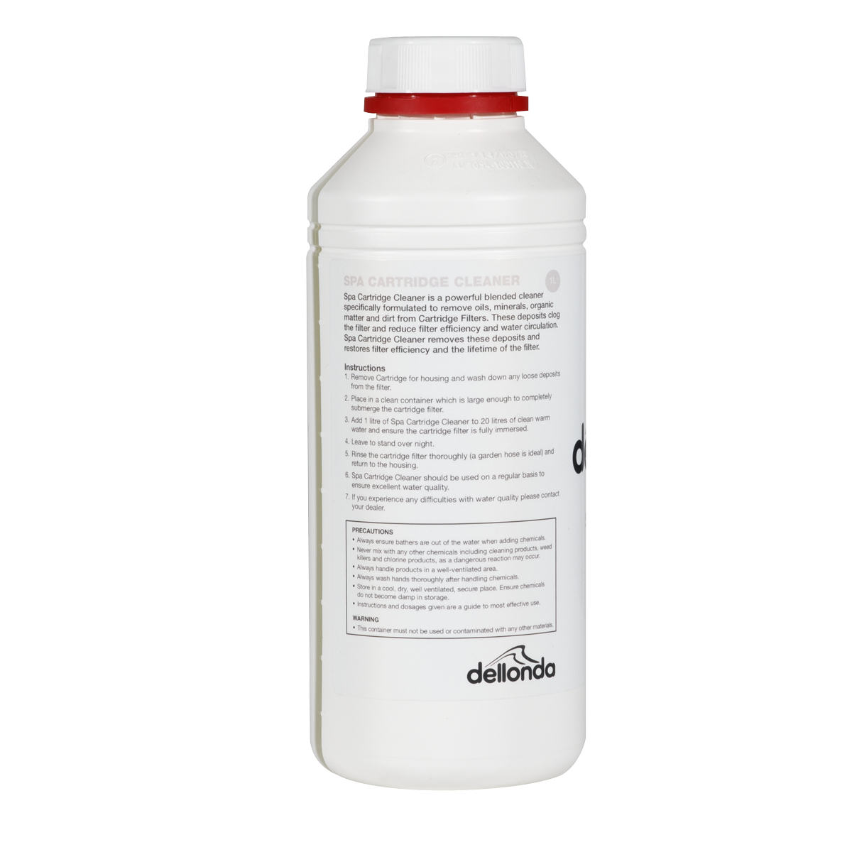 Dellonda DL56 Dellonda Universal Filter Cartridge Cleaner for Hot Tubs/Spas & Swimming Pools 1L