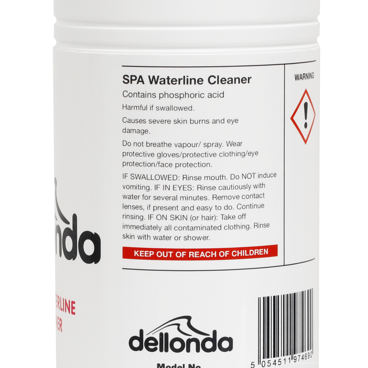 Dellonda DL58 Dellonda Hot Tub/Spa Waterline/Surface Cleaner 1L