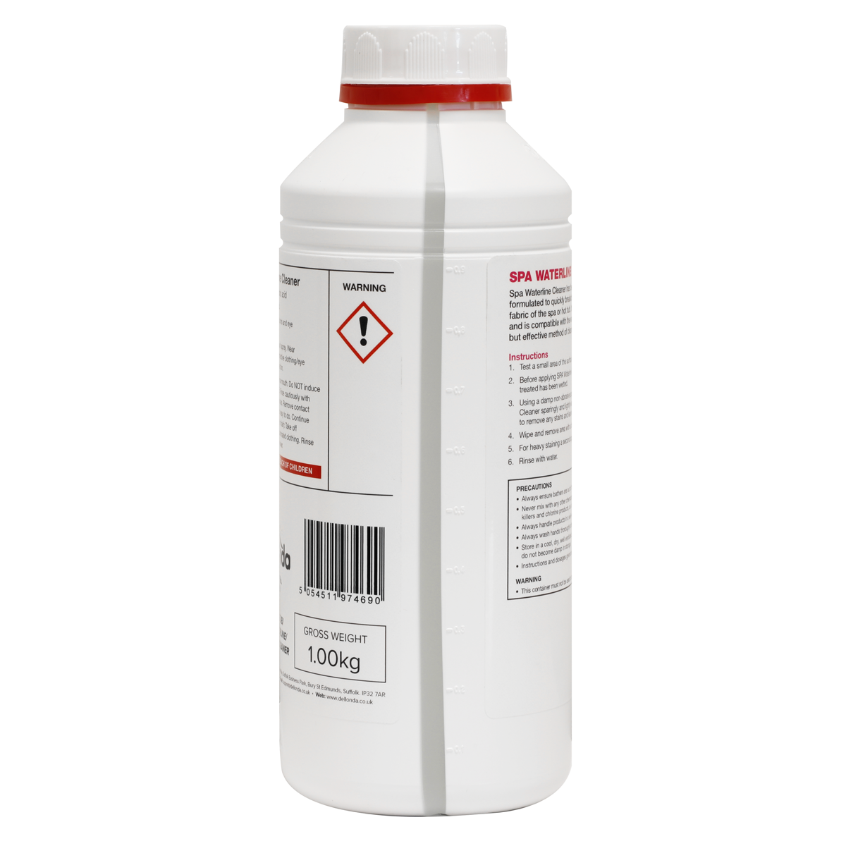 Dellonda DL58 Dellonda Hot Tub/Spa Waterline/Surface Cleaner 1L