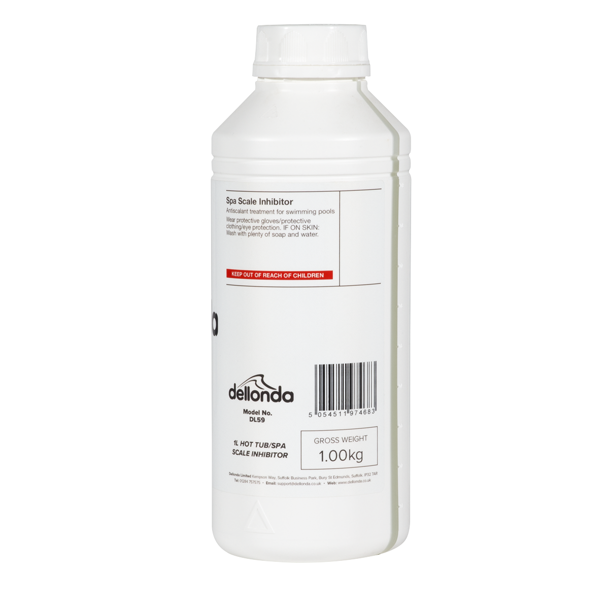 Dellonda DL59 Dellonda Hot Tub/Spa Scale Inhibitor 1L