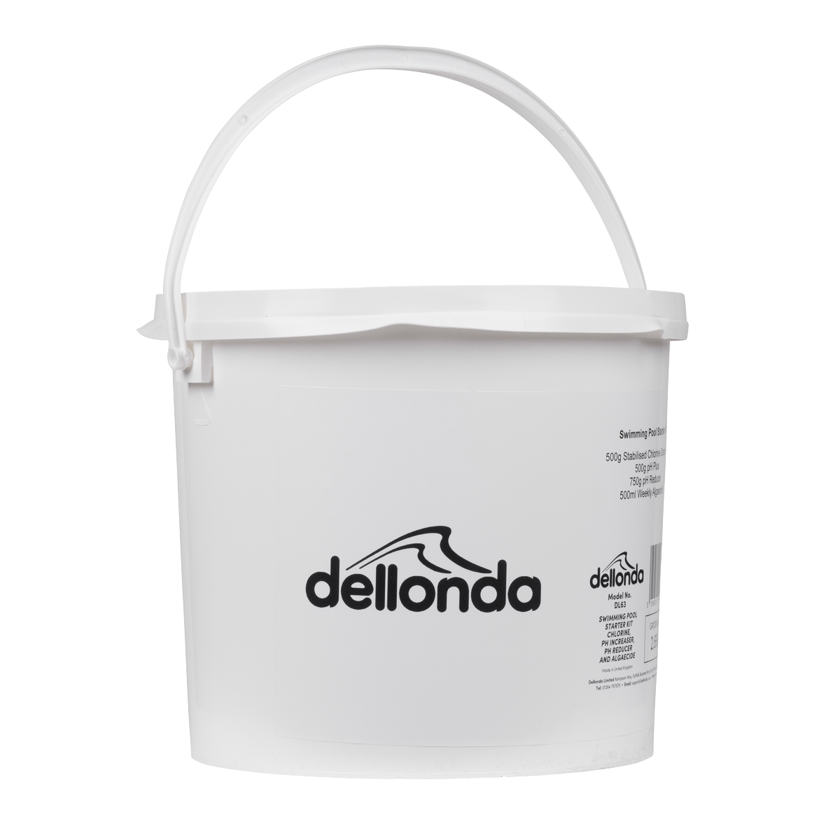 Dellonda DL63 Dellonda Swimming Pool Starter Kit - Chlorine, pH Increaser, pH Reducer & Algaecide