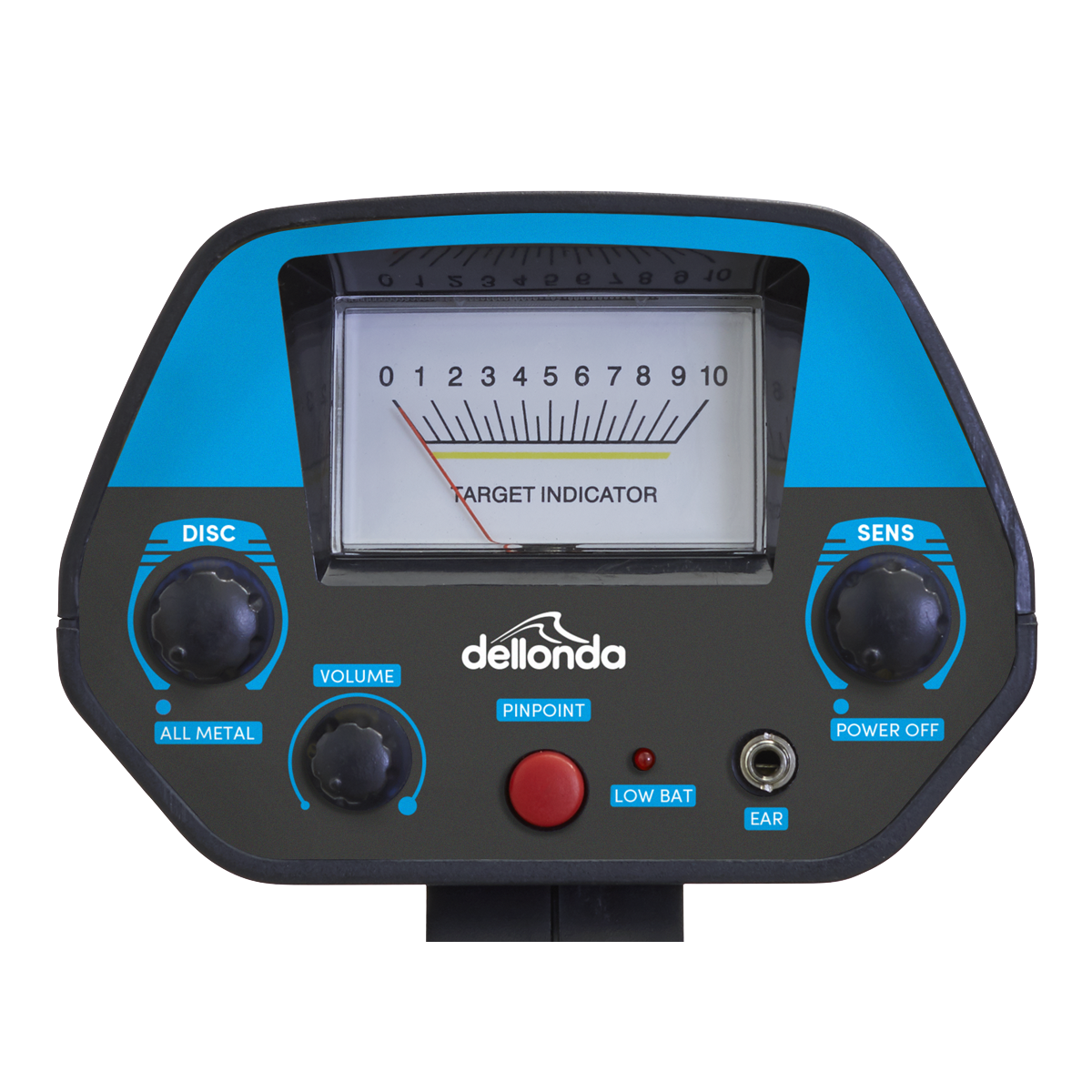 Dellonda DL6 Dellonda Lightweight Metal Detector with High Accuracy Pinpoint Function