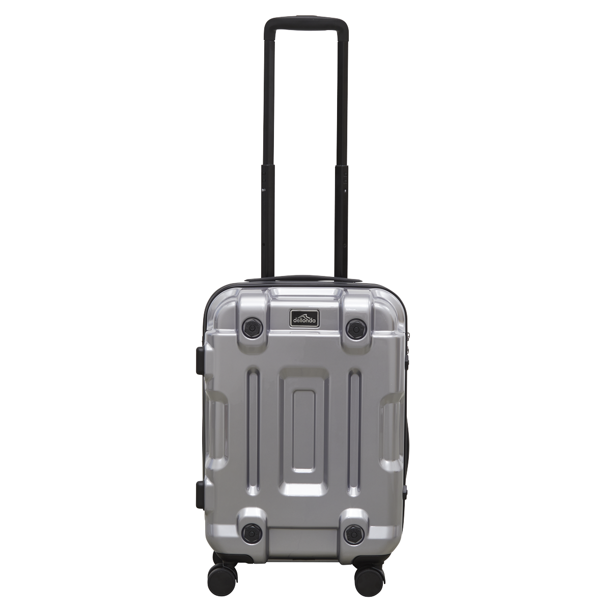 Dellonda DL9 Dellonda Lightweight ABS Luggage Set 3pc - Silver