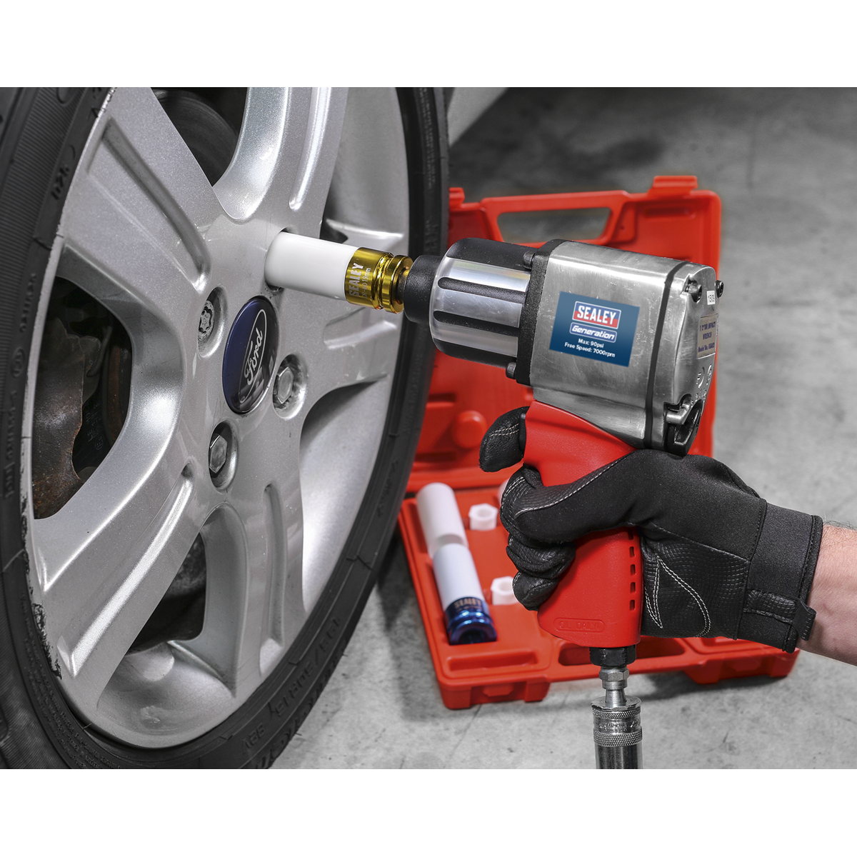 Generation GSA02 Generation Twin Hammer Air Impact Wrench 1/2"Sq Drive