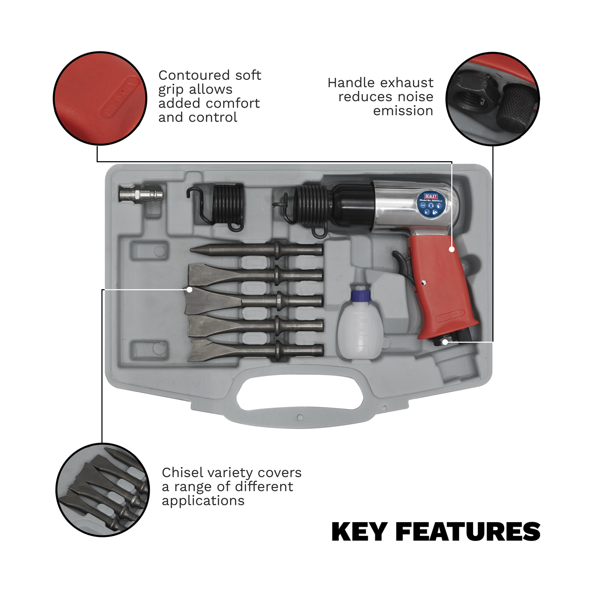 Generation GSA12 Generation Air Hammer Kit Medium Stroke