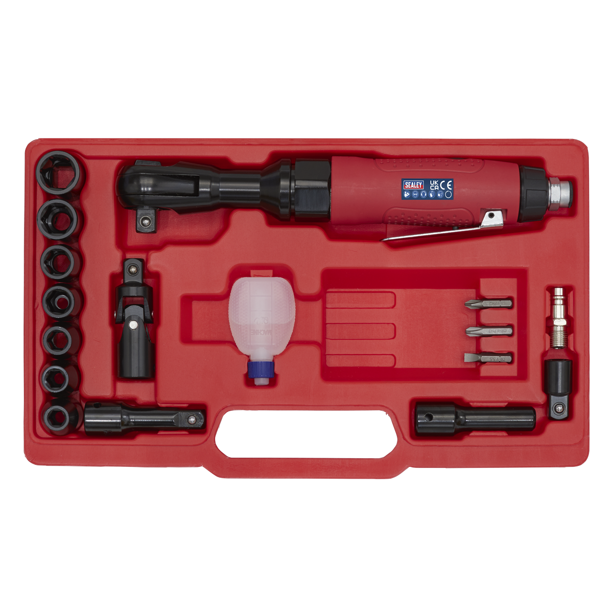 Generation GSA21KIT Generation Air Ratchet Wrench Kit 1/2"Sq Drive