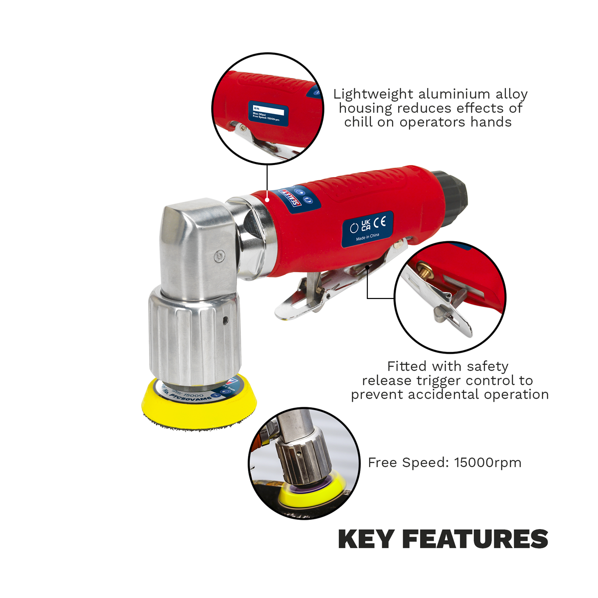 Generation GSA70 Generation Air Orbital Sander 50mm