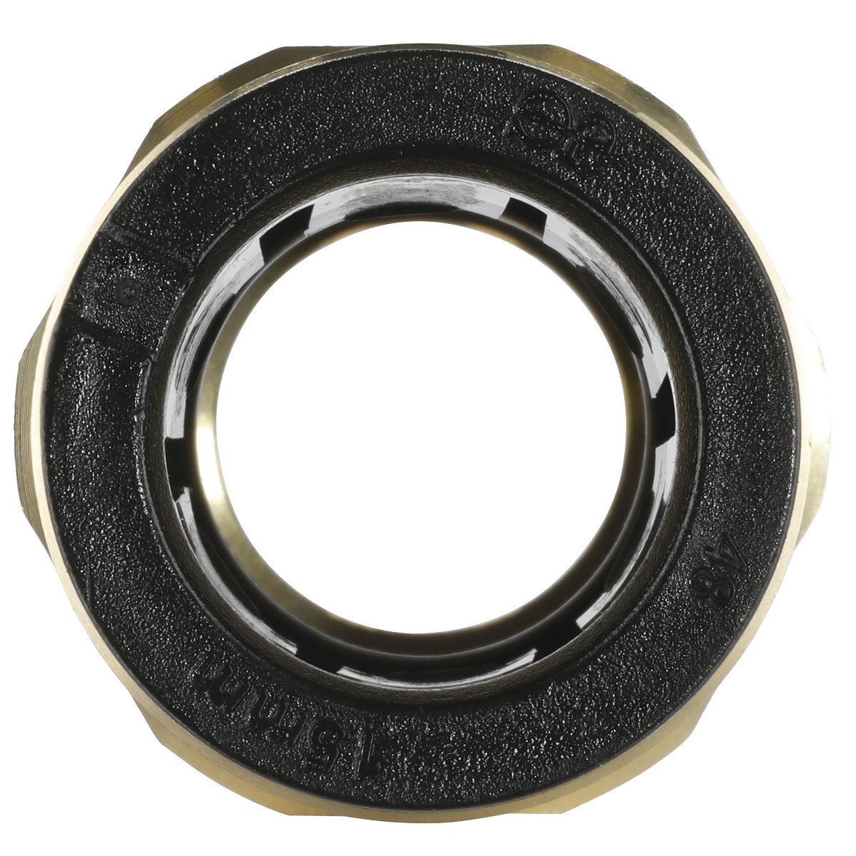 John Guest CAS15BSA John Guest® Brass Straight Adaptor 15mm x 1/2"BSPT
