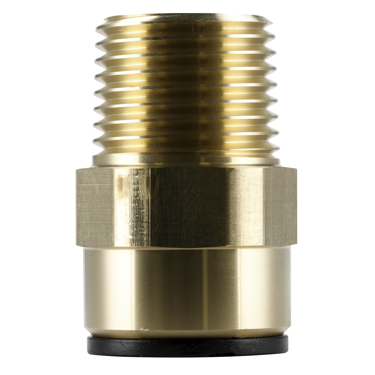 John Guest CAS15BSA John Guest® Brass Straight Adaptor 15mm x 1/2"BSPT