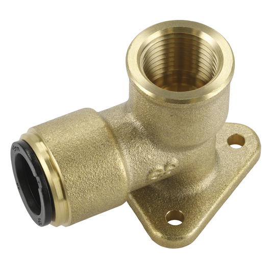 John Guest CAS15BWE John Guest® Brass Wingback Elbow 15mm x 1/2"BSP