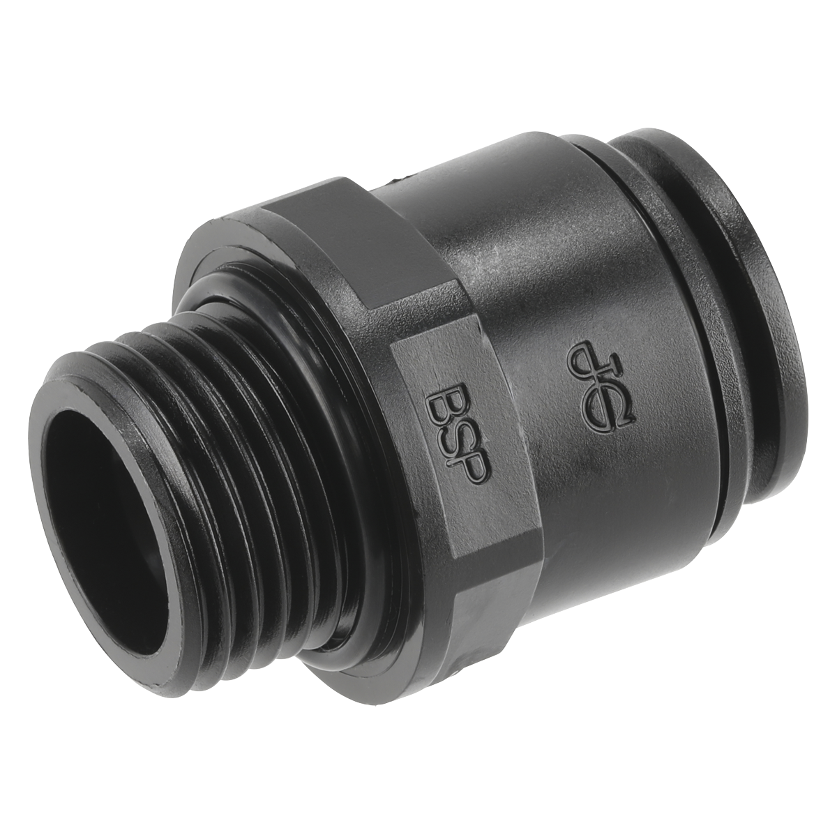 John Guest CAS15SA John Guest® Straight Adaptor 15mm x 1/2"BSP - Pack of 2