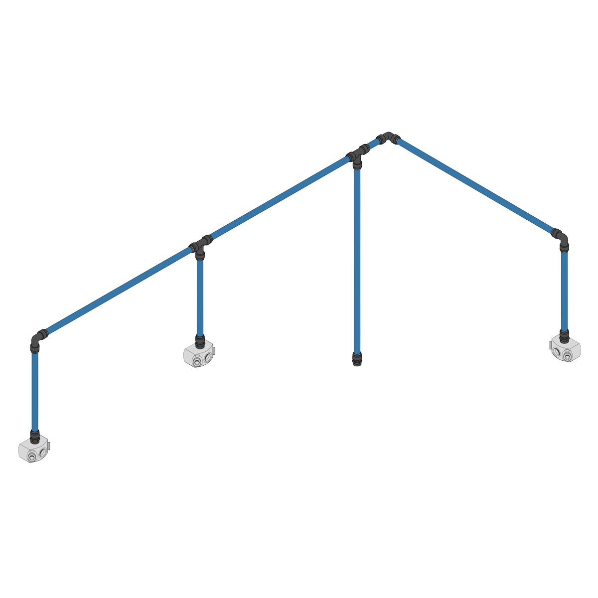 John Guest CASKIT3 John Guest® 18m 3-Drop Air Supply System Kit