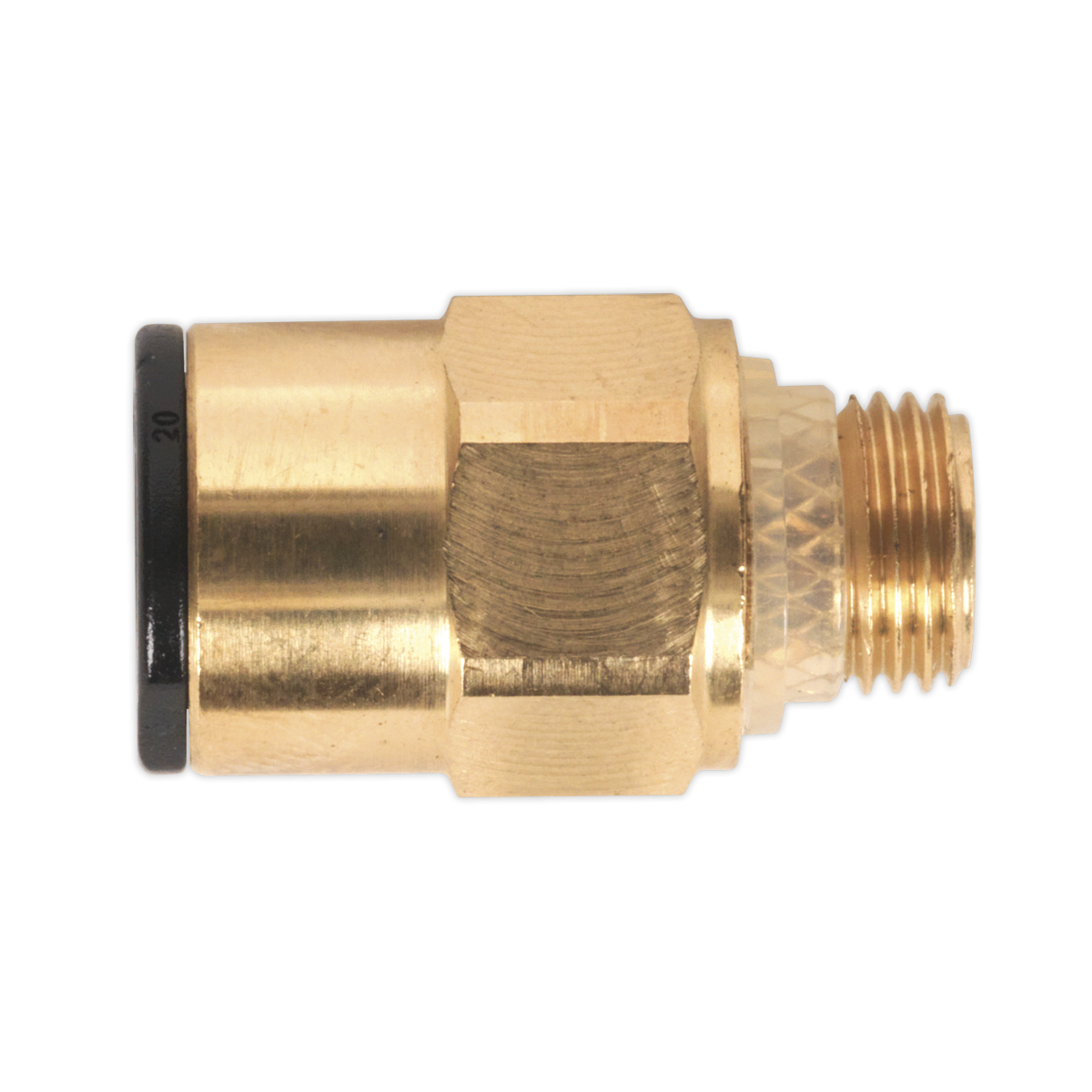 John Guest JGBC818 John Guest® Brass SuperThread Straight Adaptor 8mm x 1/8"BSP - Pack of 2