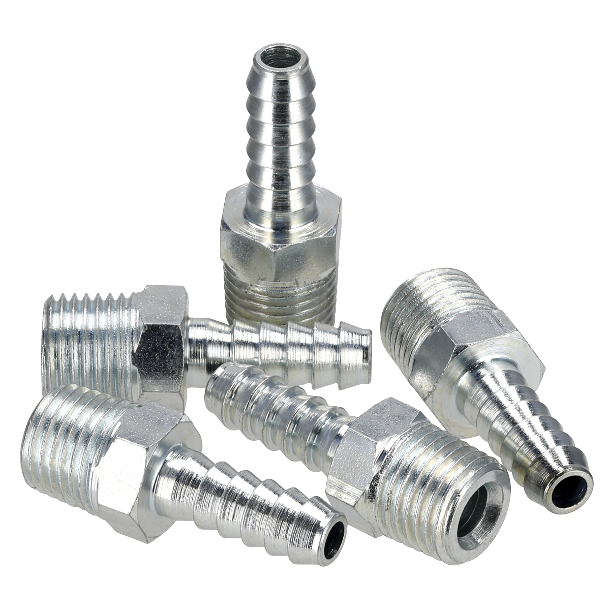 PCL AC08 PCL Screwed Tailpiece Male 1/4"BSPT - 1/4" Hose - Pack of 5
