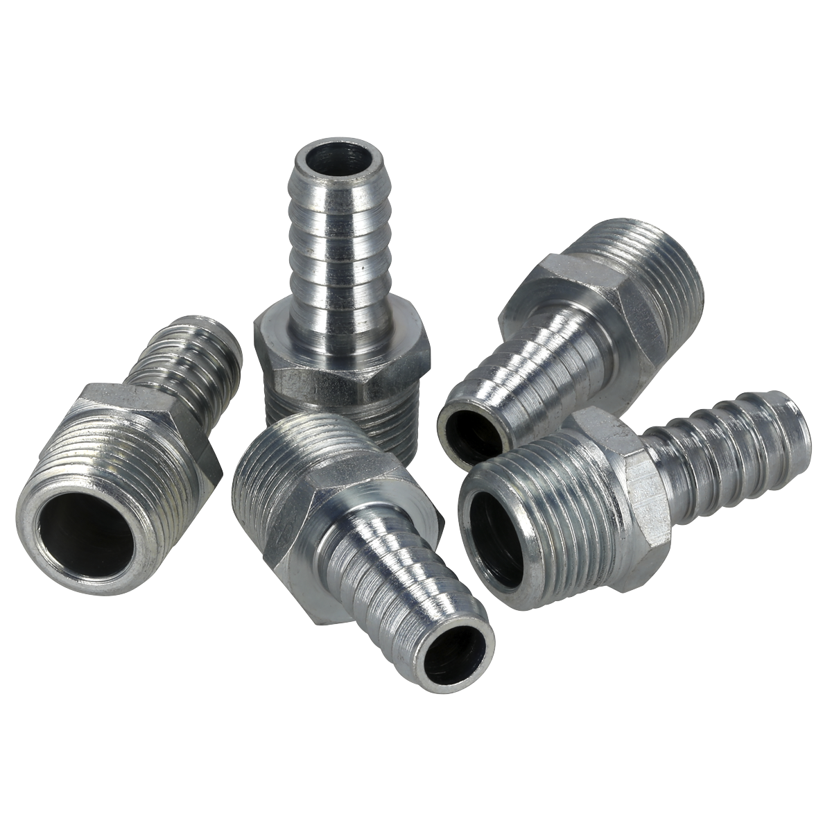PCL AC41 PCL Screwed Tailpiece Male 3/8"BSPT - 3/8" Hose - Pack of 5