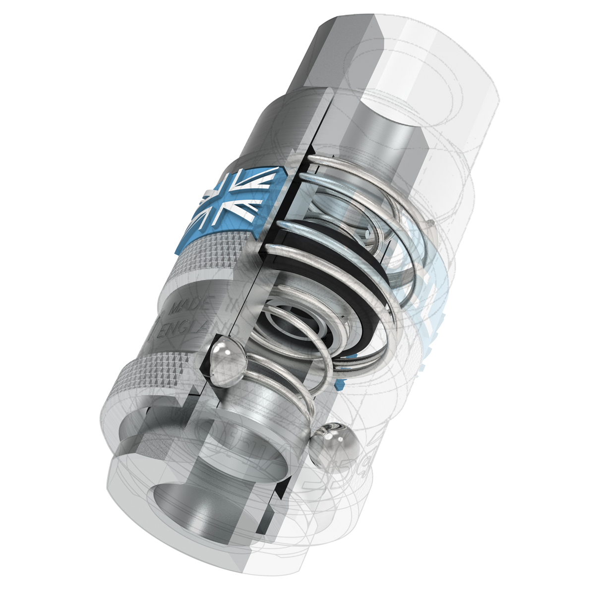 PCL AC60 PCL Air Tool Coupling Kit 1/4"BSPT 3pc