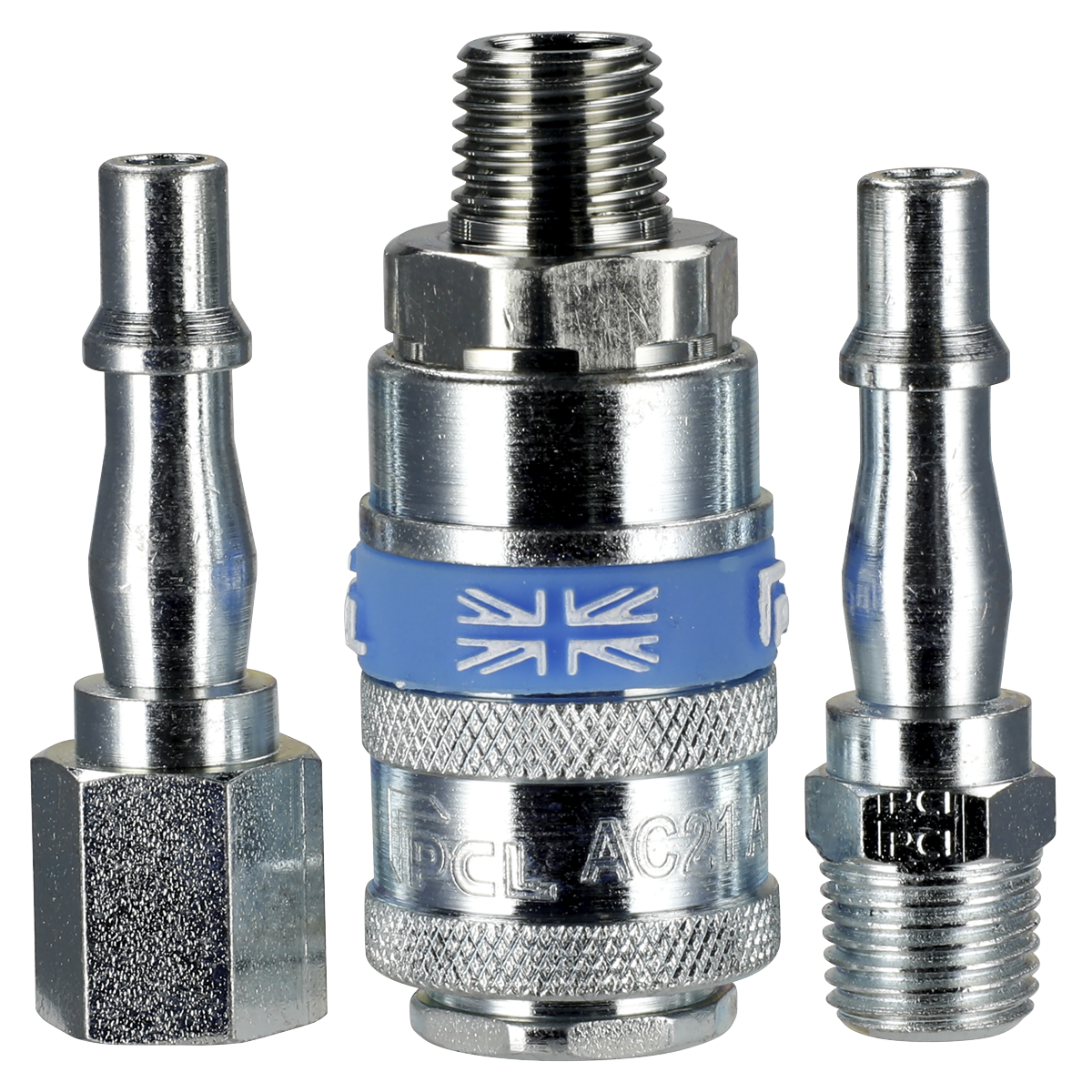 PCL AC60 PCL Air Tool Coupling Kit 1/4"BSPT 3pc