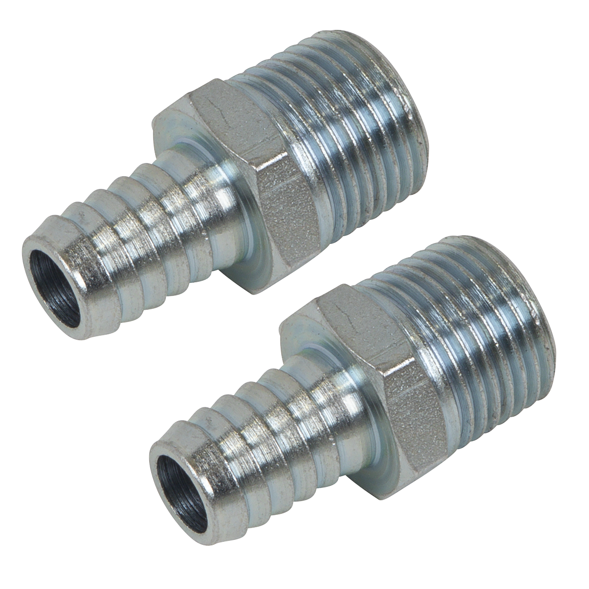 PCL AC99 PCL Screwed Tailpiece Male 1/2"BSPT - 1/2" Hose - Pack of 2