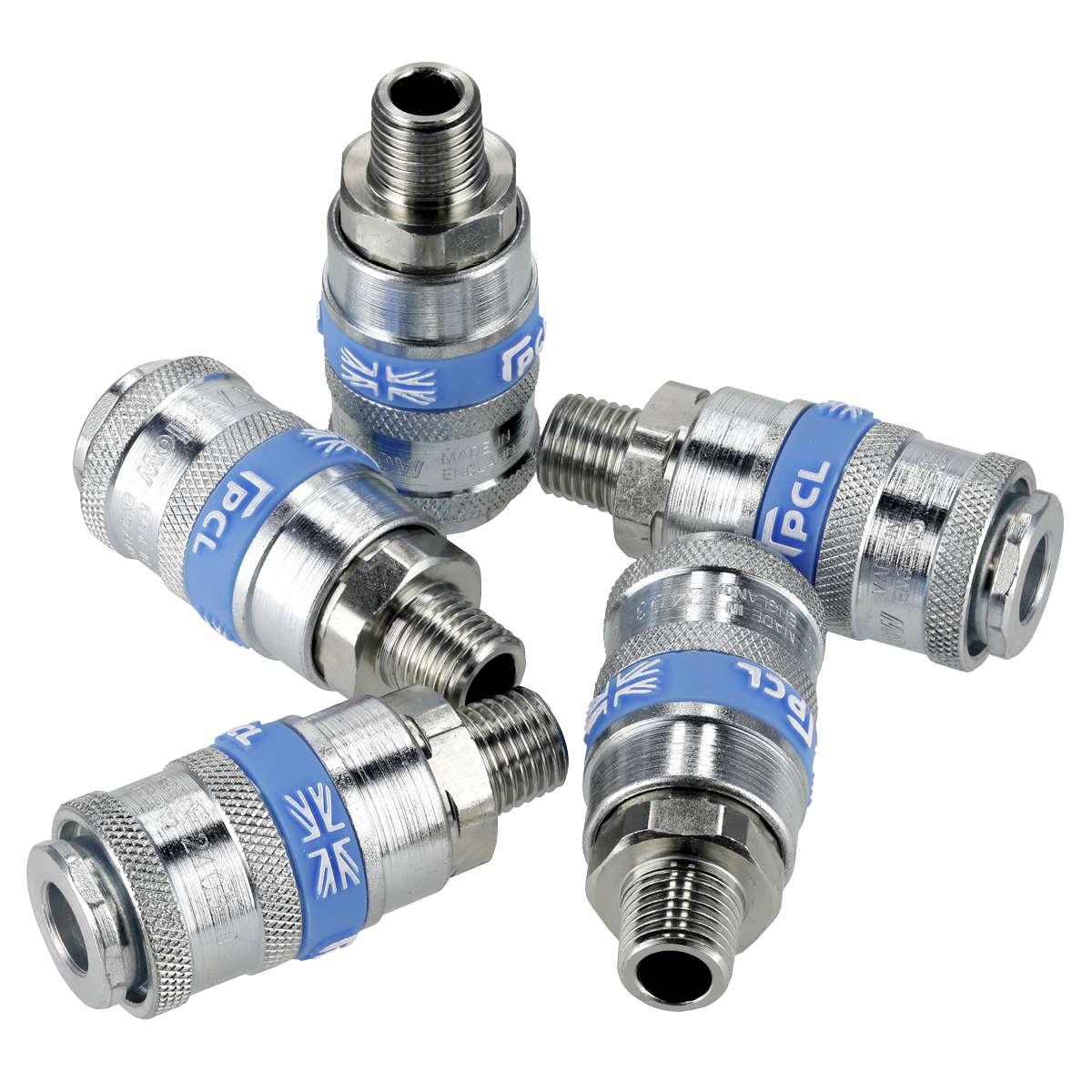 PCL ACP01 PCL Coupling Body Male 1/4"BSPT - Pack of 5