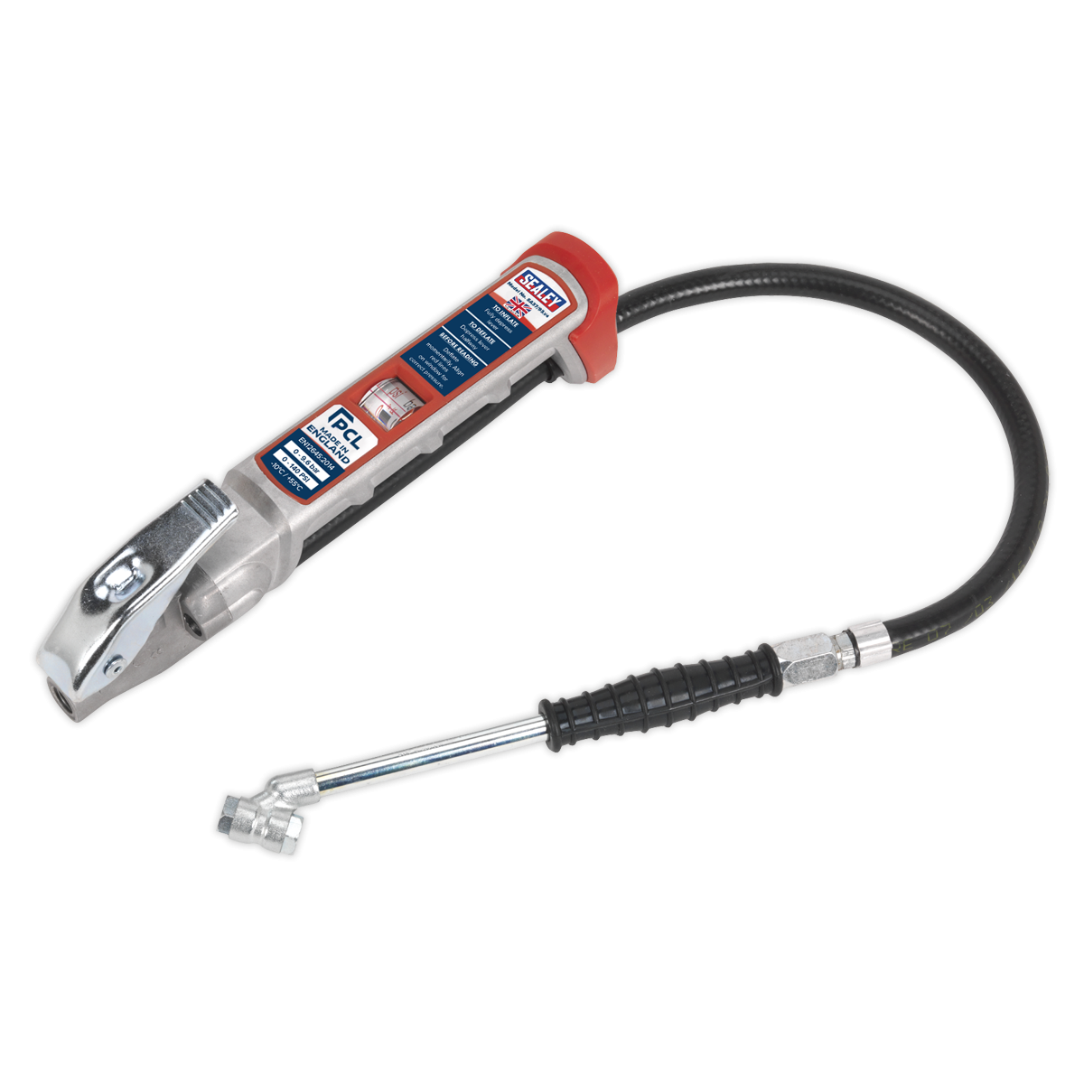 PCL SA37/93 PCL Professional Tyre Inflator with Twin Push-On Connector